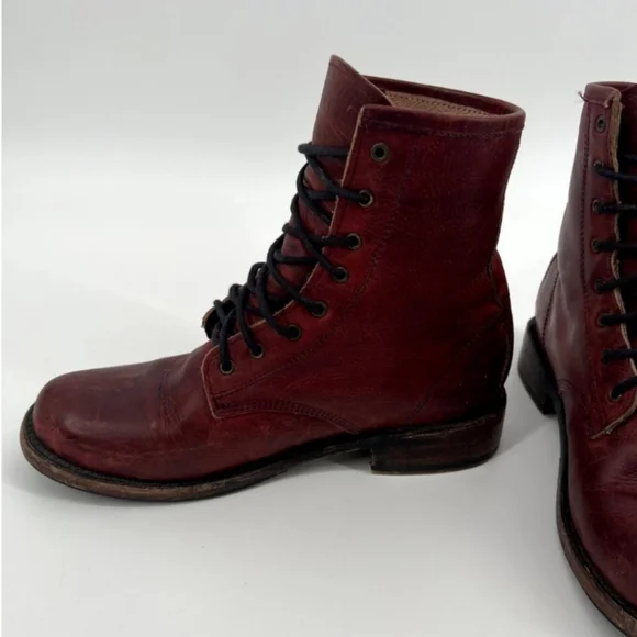 RARE Freebird by Steven Women's Size 8 Charlie Combat Boots Leather - Picture 5 of 14